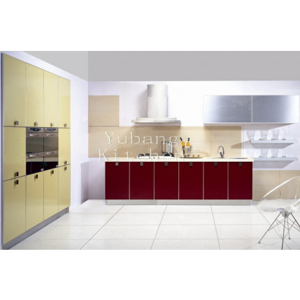 Baked Paint Kitchen Cabinet (M-L63)