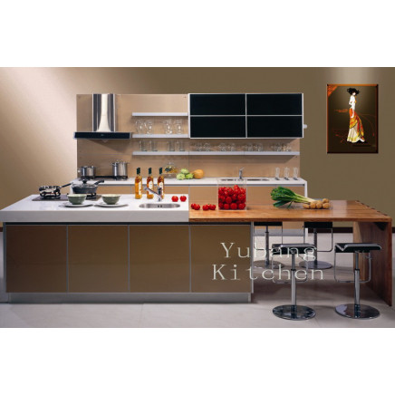 Baked Paint Kitchen Cabinet (M-L65)