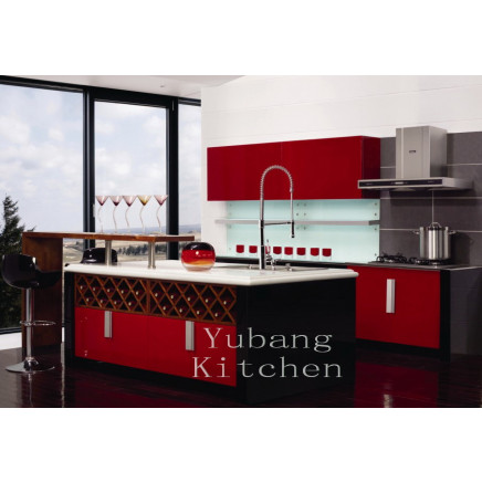 Baked Paint Kitchen Cabinet (M-L89)
