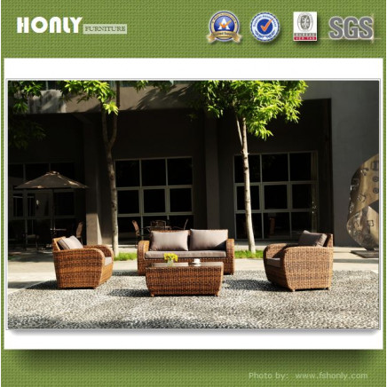 Beautiful Leisure Outdoor Furniture Wicker Sofa Set
