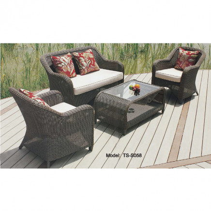 Beautiful Rattan Leisure Modern Outdoor Dining Garden Sofa for Patio