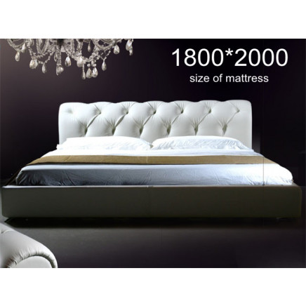 Bedroom Furniture Luxury Villa Bed Royal Queen Size Double Bed (LS-408)