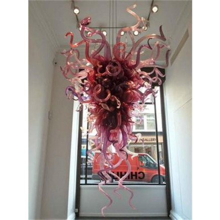 Blown Glass Chandelier Lamp Chihuly Style Chandelier
