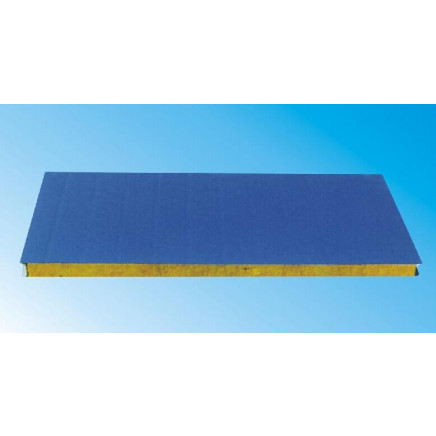 Blue Rockwool Sandwich Panel for Prefabricated House