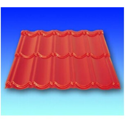 Bright Red Corrugated Roofing Sheet for Roof Tile
