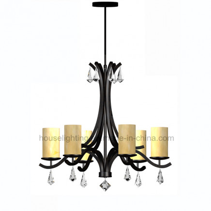 CH-850-5077x6 Glass Chandelier