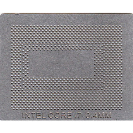 Intel Core i7 BGA Stencil Template Heat Directly