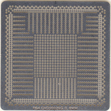 PS4 CXD90026G Stencil Template Heat Directly