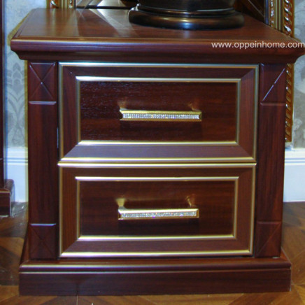 Canifornia Red Wooden Bed Stand (CT21112)