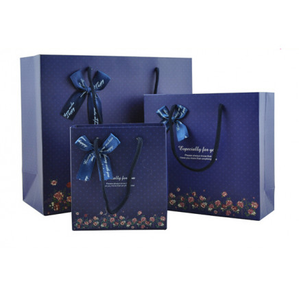 Cardboard Paper Handle Bag Custom Shopping Bag for Gift