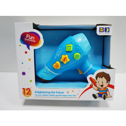 Cartoon Hair Dryer with Light & Music (H8533006)