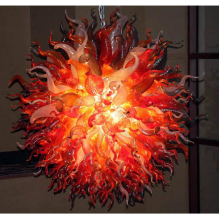 Chihuly Glass Pipe Chandelier Decoration