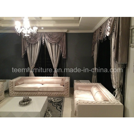 China Living Room Furniture Modern Leather Corner Sofa (LS-105)