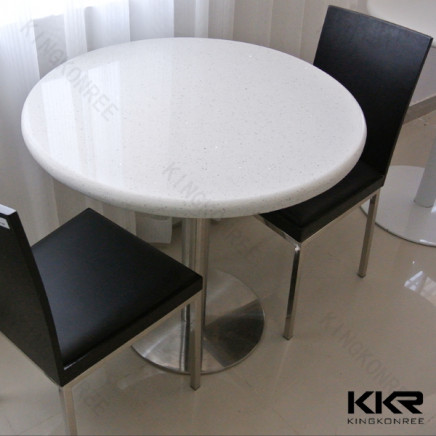 China Modern Design Round Top Solid Surface Table Furniture