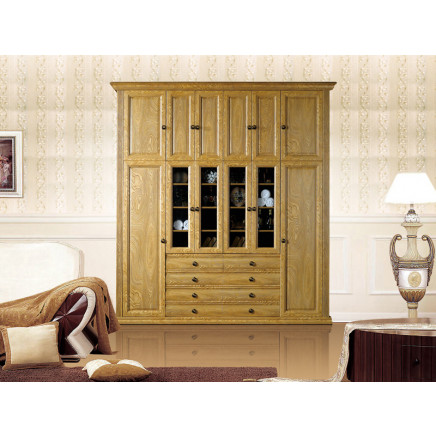 Chinese Furniture Wardrobe by Solid Wood (E-122)