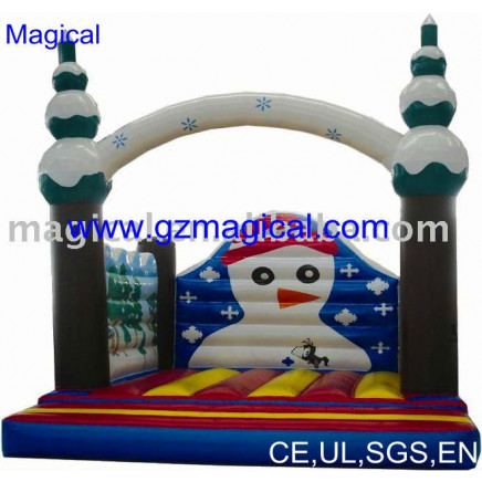 Christmas Inflatable Snowman Bouncer for Promotion (MIC-389)