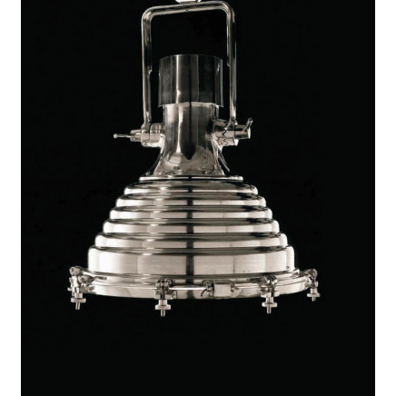 Chrome Industrial Metal Pendant Lamp (1112S)