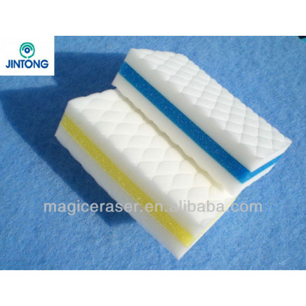 Cleaning Kitchen Sponge Innovative Melamine Cleaning Sponge with Soap Dispenser, No Extra Detergents Need