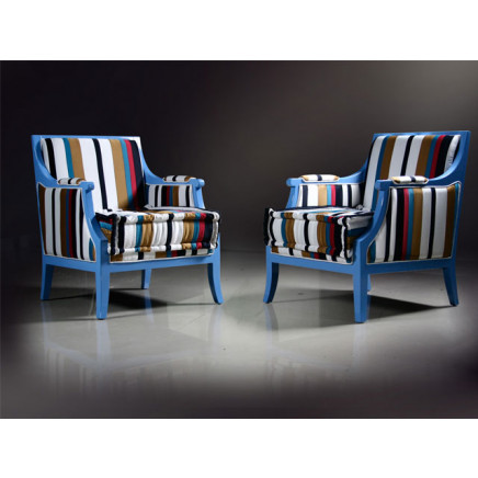 Colorful Fabric Sofa Chair, Living Room Furniture (LS-545)
