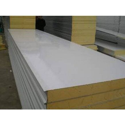 Colorful Galvanized Steel Rockwool Sandwich Wall Panel