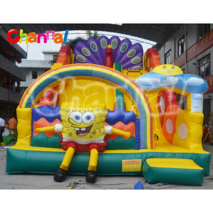 Commercial Quality Cartoon Inflatable Slide