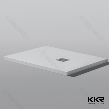 Competitive Price Customized Rectangular Solid Surface Shower Tray