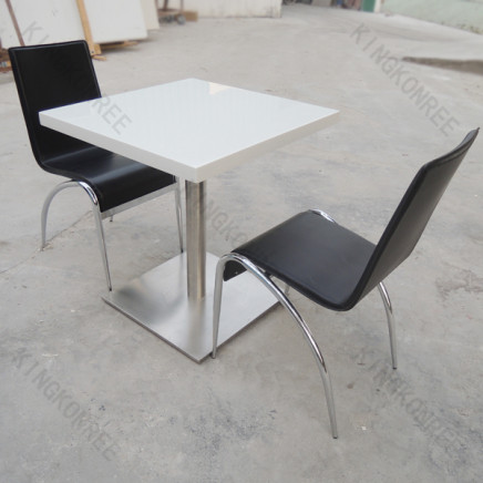 Composite Solid Surface Kitchen Small Square Dining Table