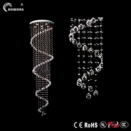 Contemporary Stair Fancy Crystal Chandeliers Light