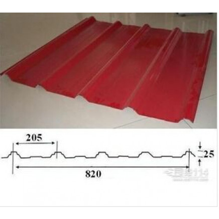 Corrugated Steel Roofing Sheets Yx25-205-820