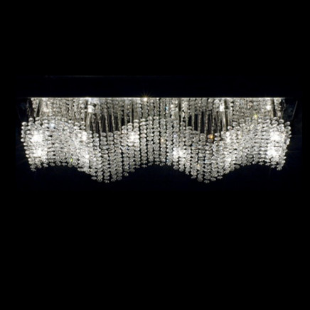 Crystal Ceiling Lights Decorated Chandelier Lamp (EM3343-12L)
