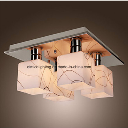 Crystal LED Glass Ceiling Lamp (CW8001-4L)