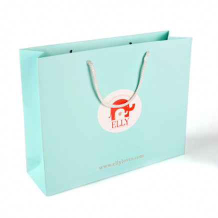 Customized Fashion Paper Shopping Bag Handle Bag