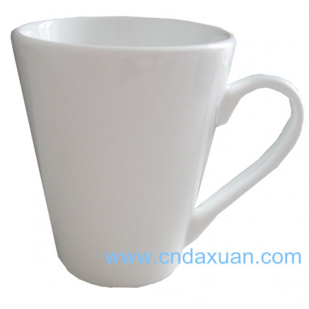 Customized White Ceramic Mug with Logo Printing