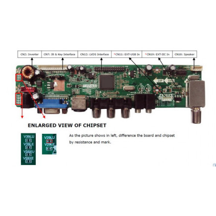 Rowa LCD Controller Board T.VST29.03B (Asia-V29V39)