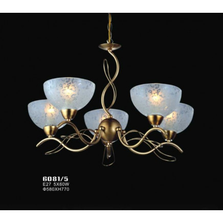 Decorative Hotel Lighting Chandelier (GD-6081-5)