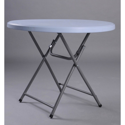 Dia60cm Plastic Study Dining Round Folding Table