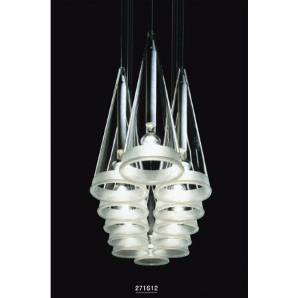 E14 Modern Glass Indoor Hanging Pendant Lighting (271S12)