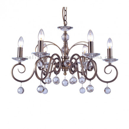 European Steel Chandelier (CH-880-8014X6(AB)