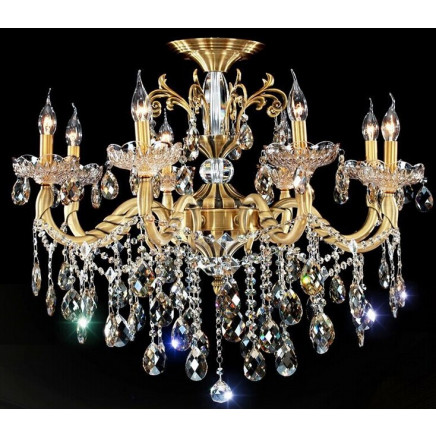 European Style Chrome Indoor Ceiling Crystal Chandelier