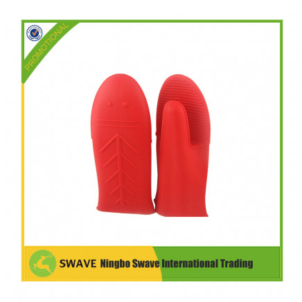 FDA Approved Eco-Friendy100% Pure Recyclable Silicone BBQ Gloves