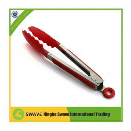 FDA Certificate Food Grade Material Kitchen Utensils Silicone Food Tong
