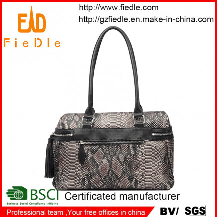 Factory Hight Quality Snake Leather Fashion Genuine Leather Handbags (N971-B2103)