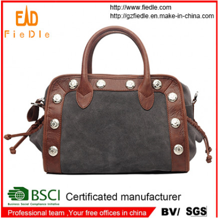 Fashion Best Quality Eco Korean Genuine Italian Leather Ladies Hand Bags (J928-B2064)
