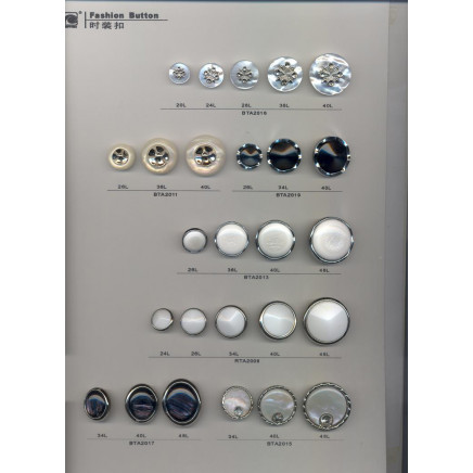 Fashion Resin Plating Combination High Button