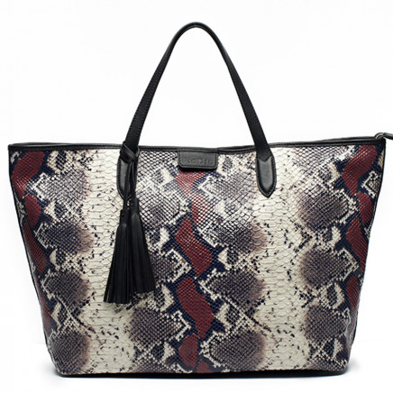Fashion Snake Pattern Leather Fashion Handbags Desinger Handbags (S845-B2878)