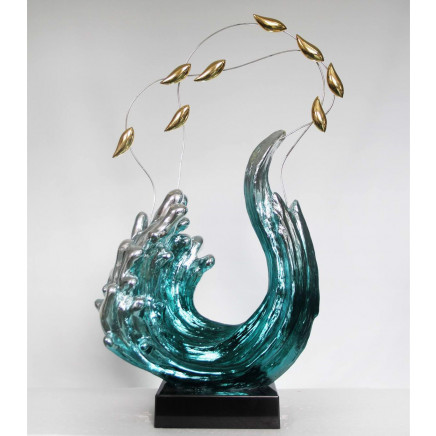 Fine Transprent Clear Resin Art Craft for Business Gift