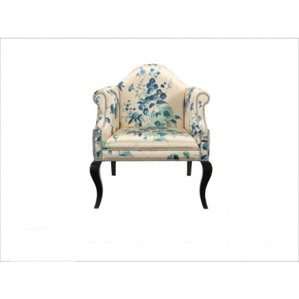 French Coffee Shop Furniture Antique Fabric Armrest Chair (G536B)