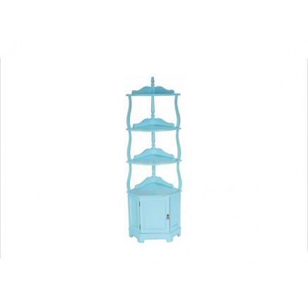 French Romantic Furniture Unique Design Blue Decoration Cabinet (G259)