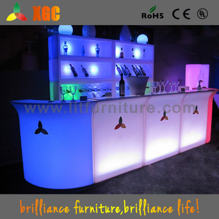 Furniture Led Light Led Portable Bar Counter Light Up Bar Table