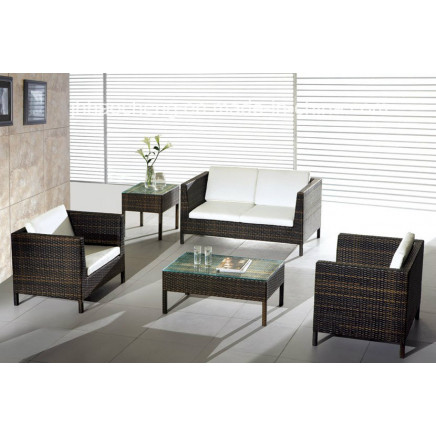 Garden Rattan Furniture, Outdoor Furniture and Wicker Sofa with PE Rattan